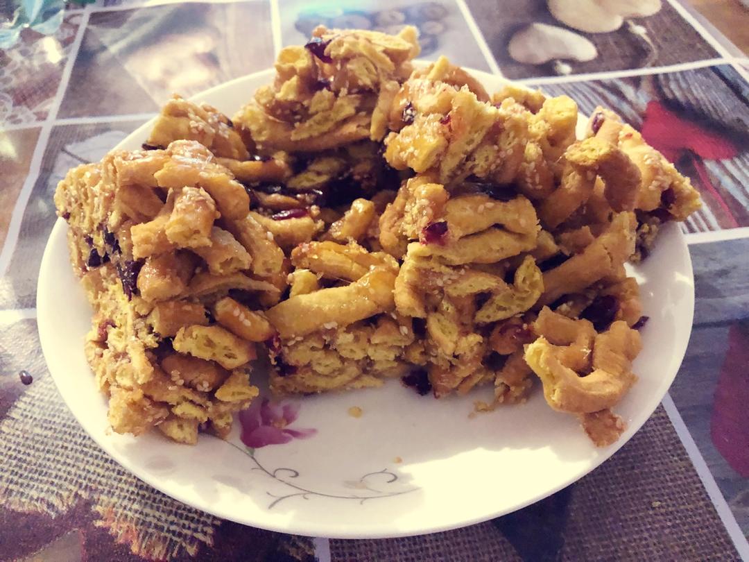 松软的鸡蛋沙琪玛