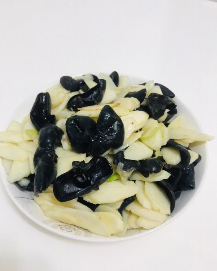 清炒山药木耳