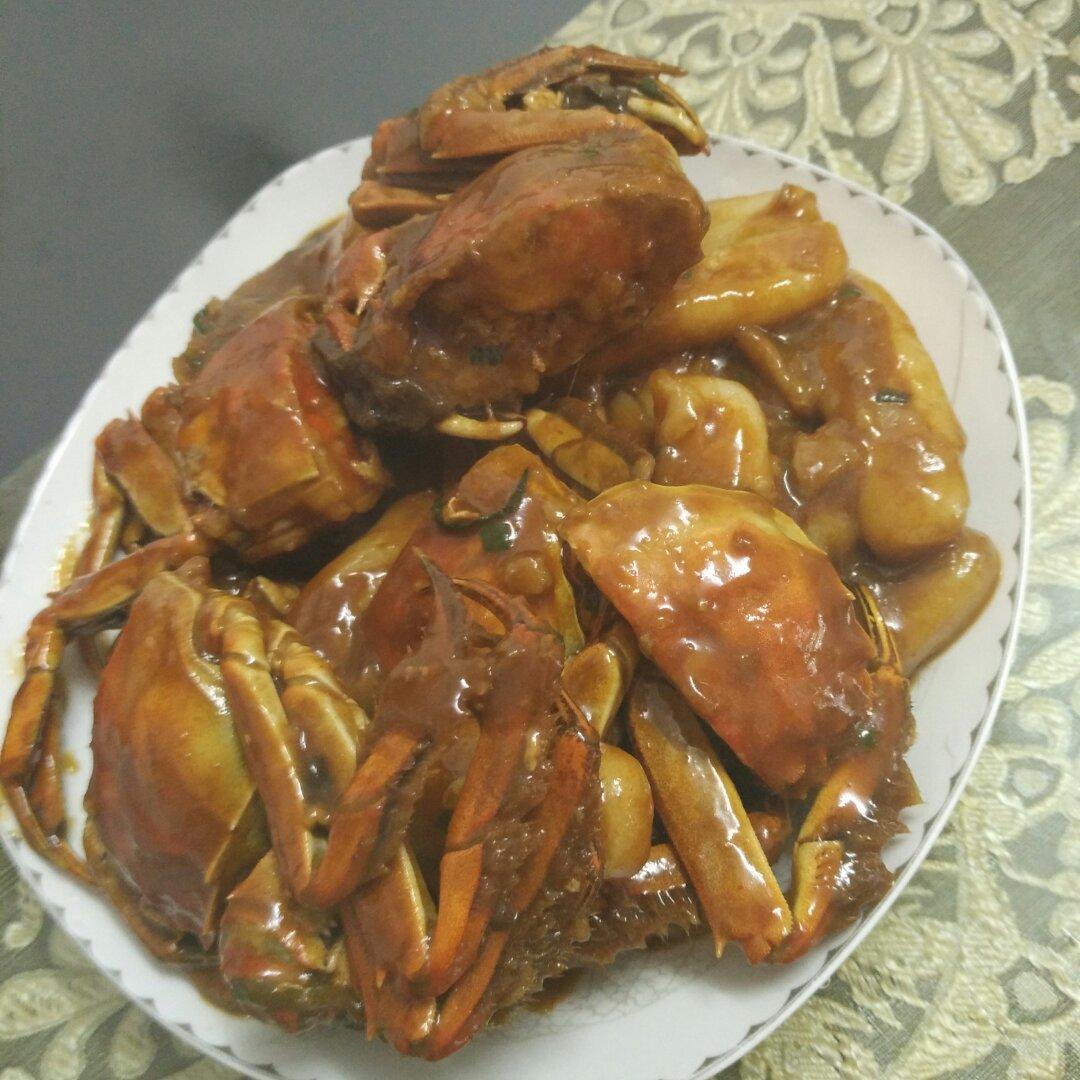 毛蟹炒年糕