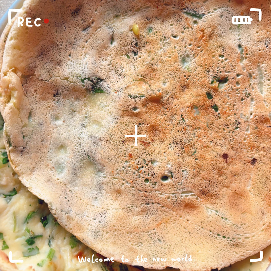 简单快手蔬菜鸡蛋煎饼