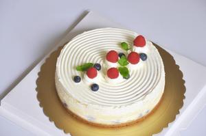 Kiri奶油芝士食谱——蓝莓重芝士蛋糕的做法 步骤9