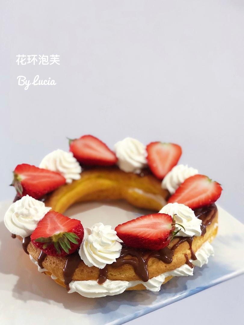 高颜值的花环泡芙