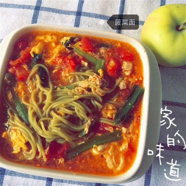 简单早饭西红柿鸡蛋挂面