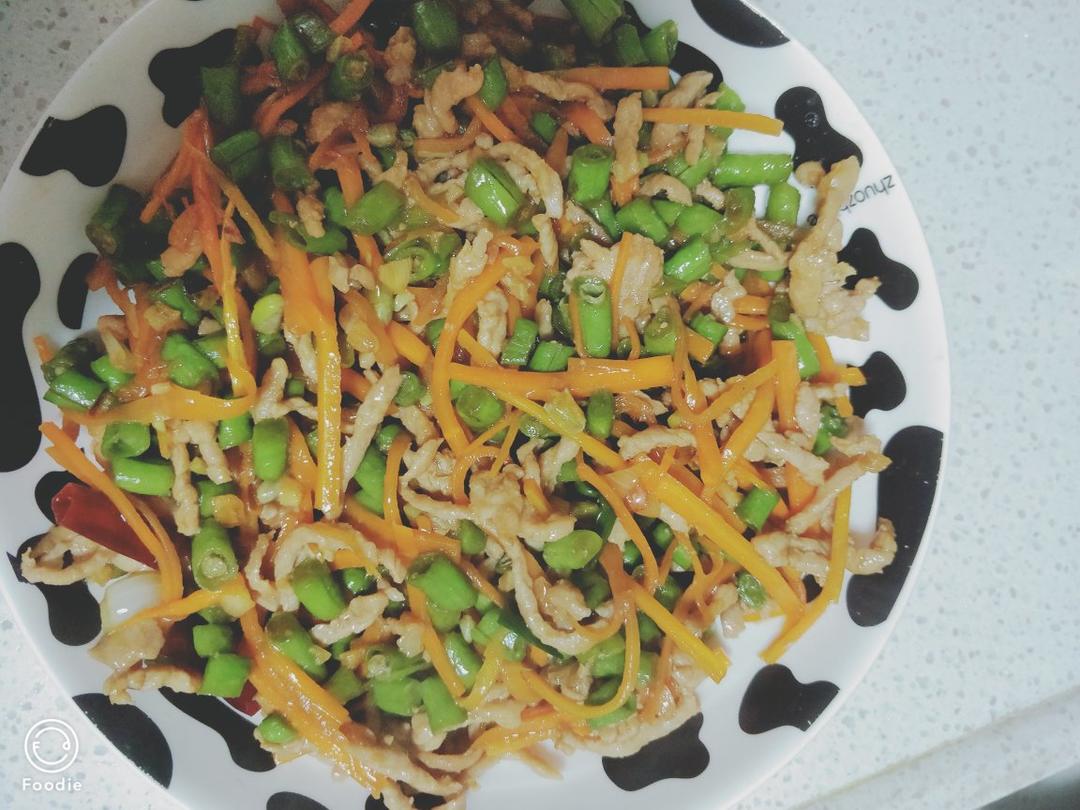 肉沫豆角下饭菜