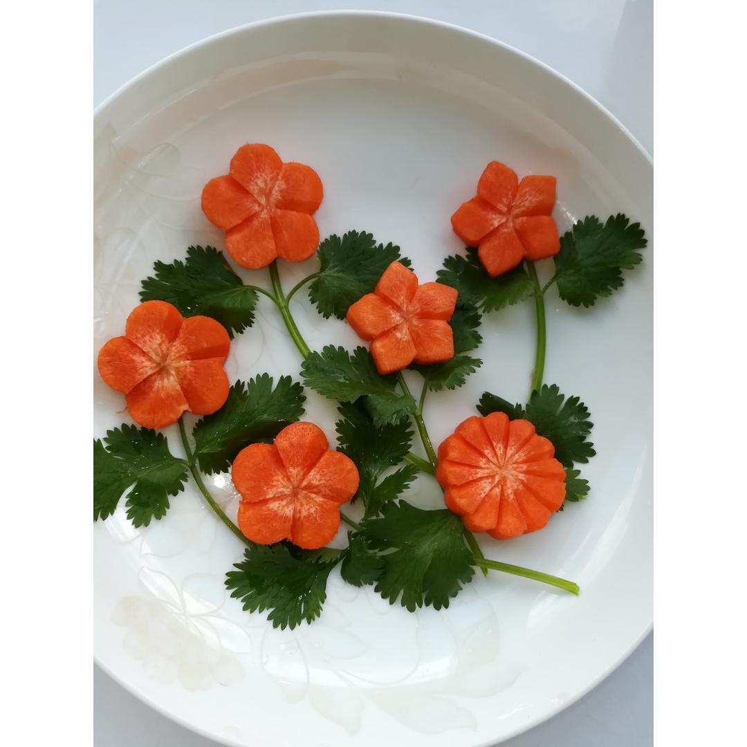 兰陵十八儿做的如如教你做萌萌哒胡萝卜小花花