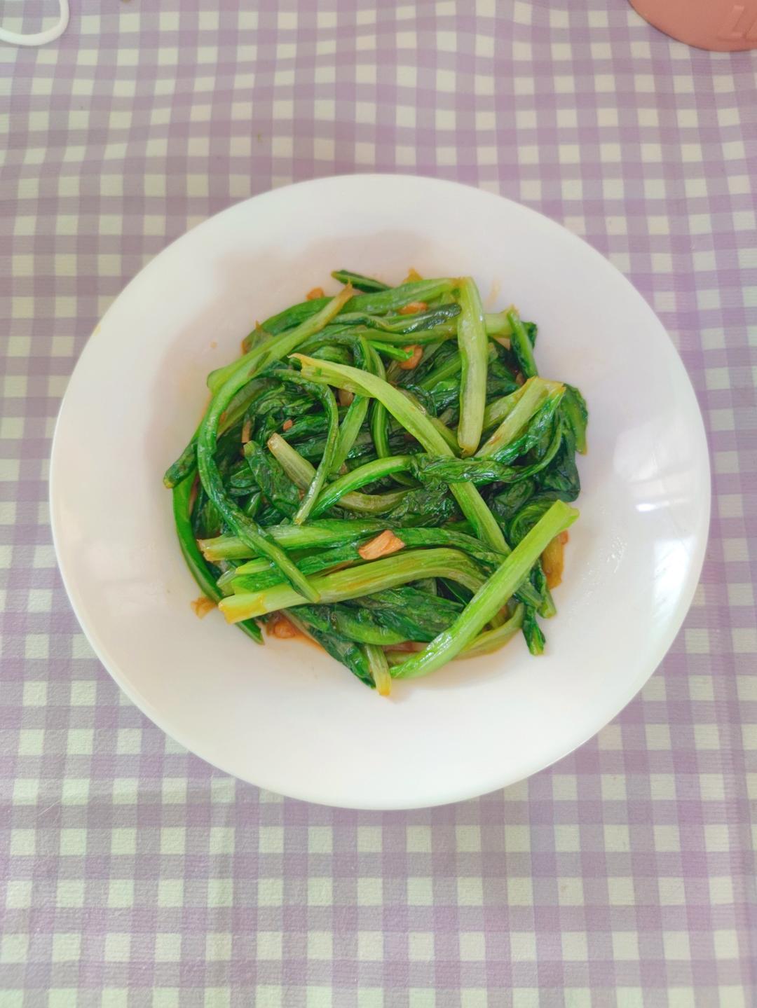蒜蓉油麦菜（蚝油）