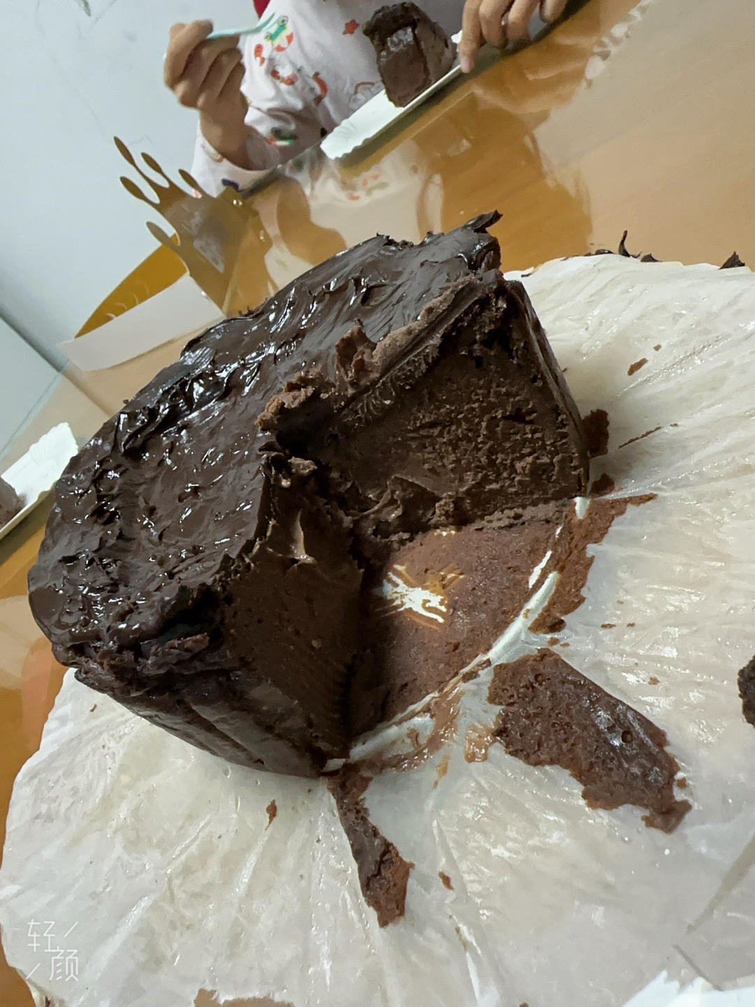 巧克力巴斯克蛋糕