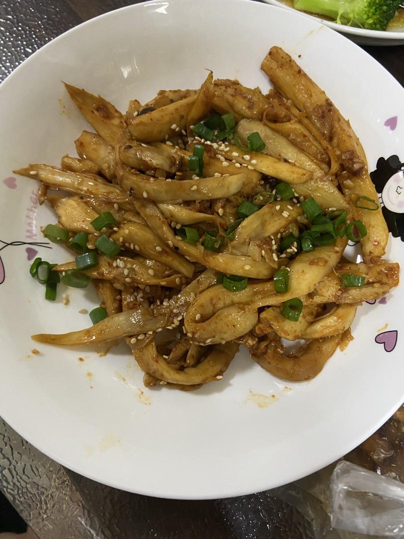 干煸手撕杏鲍菇