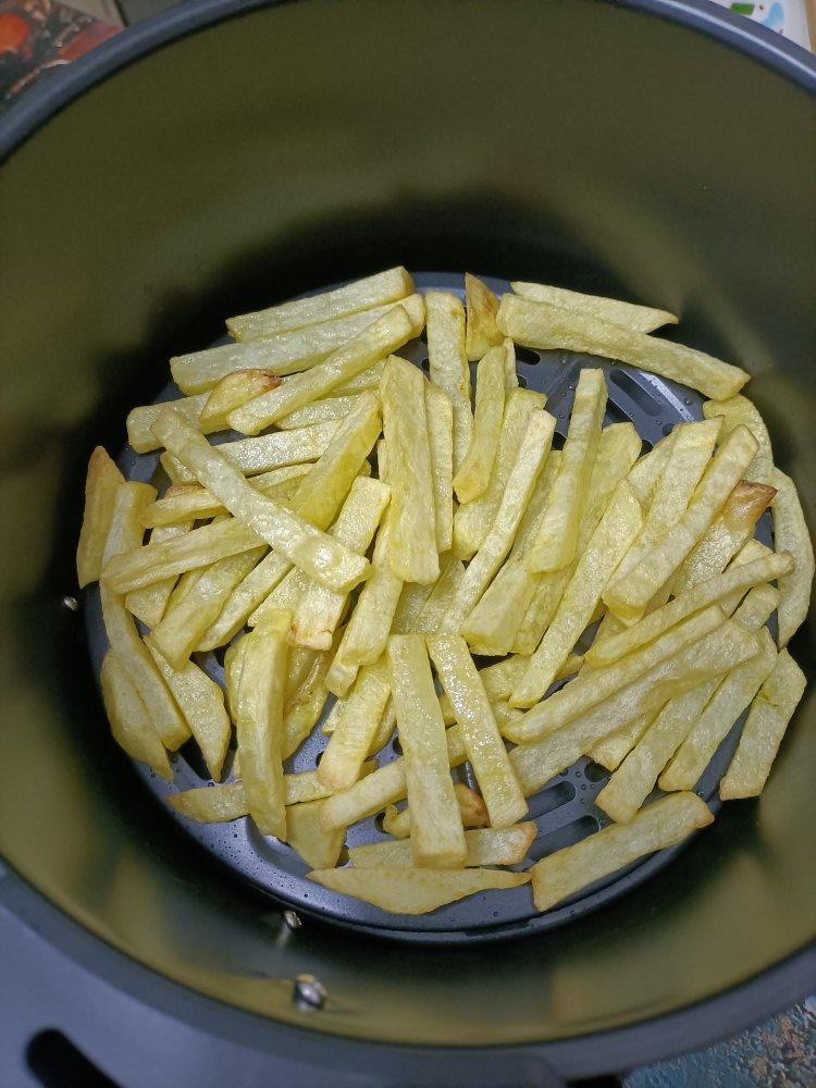 空气炸锅薯条&不用速冻版&超快手 现做现吃