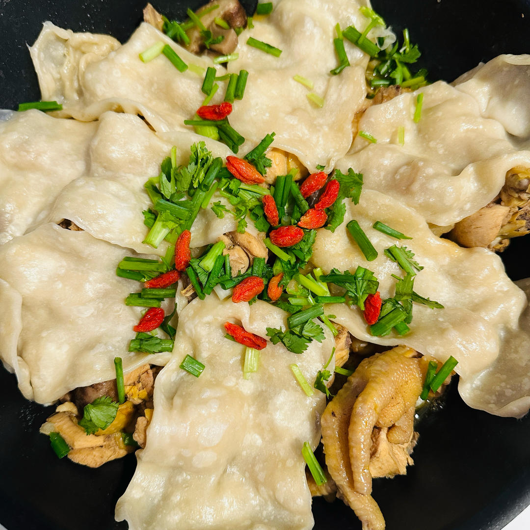 地锅鸡贴饼子