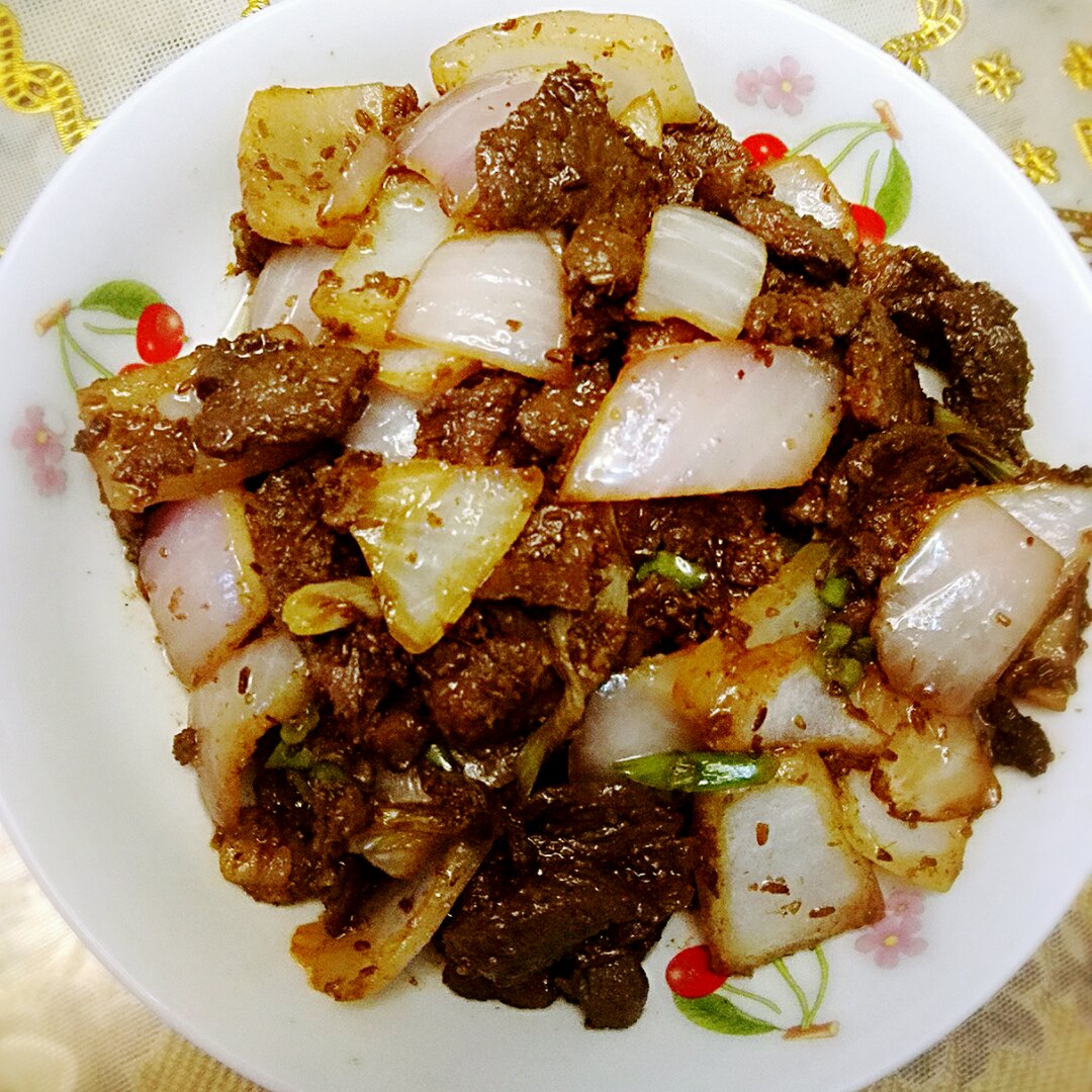 孜然羊肉粒