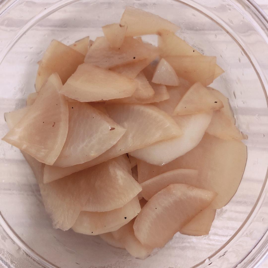 素炒萝卜片