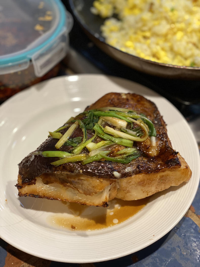 味噌烤银鳕鱼下巴Baked Miso Marinated Cod Jaw