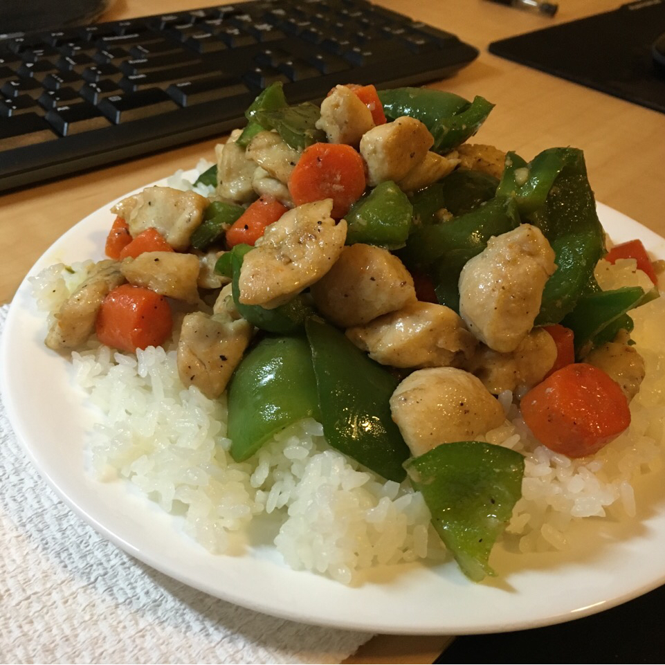 青椒鸡肉胡萝卜