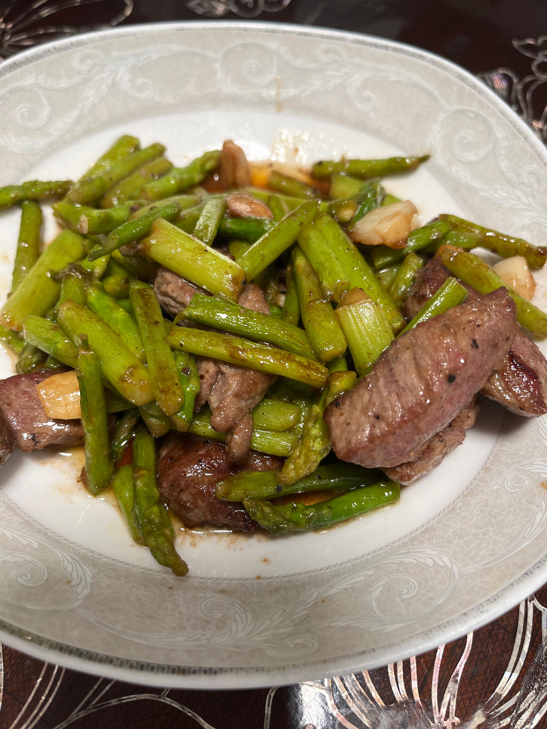 芦笋炒牛肉  👏👏极受欢迎👏👏