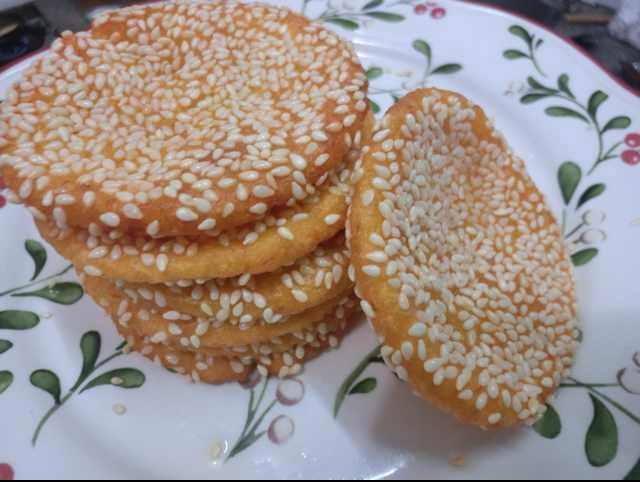 芝麻南瓜饼