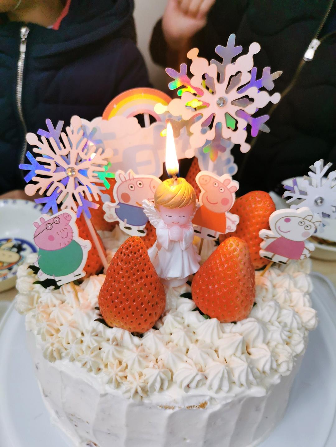 戚风蛋糕（不回缩，裱花打底首选）