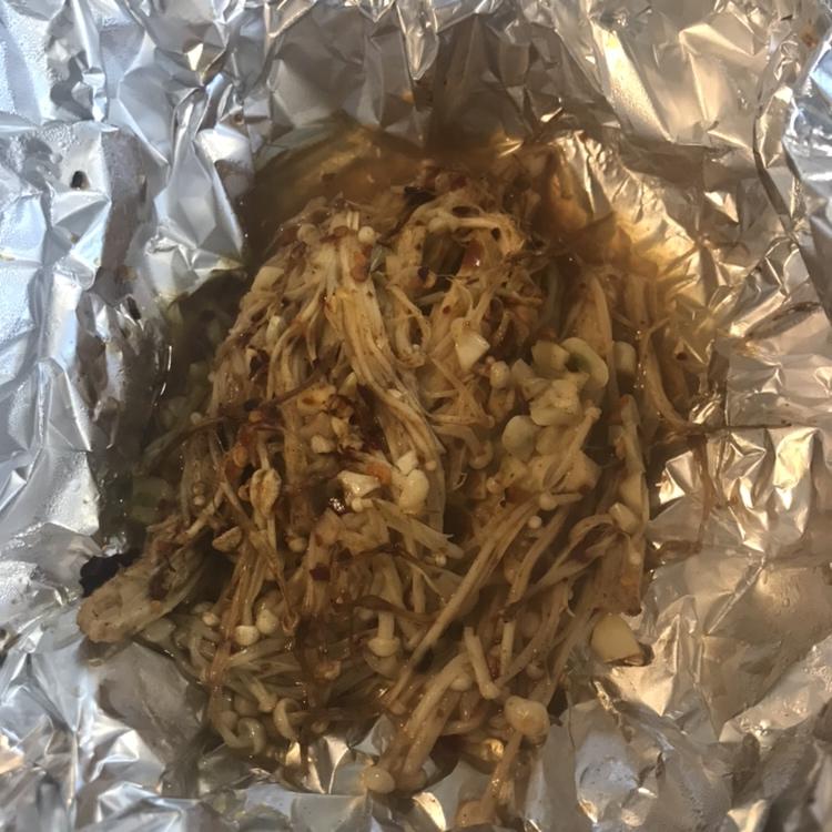蒜蓉烤金针菇（烤箱版）