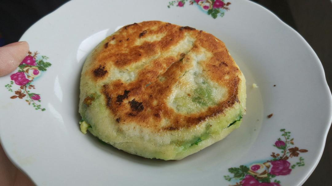 韭菜饼(发面版)的做法