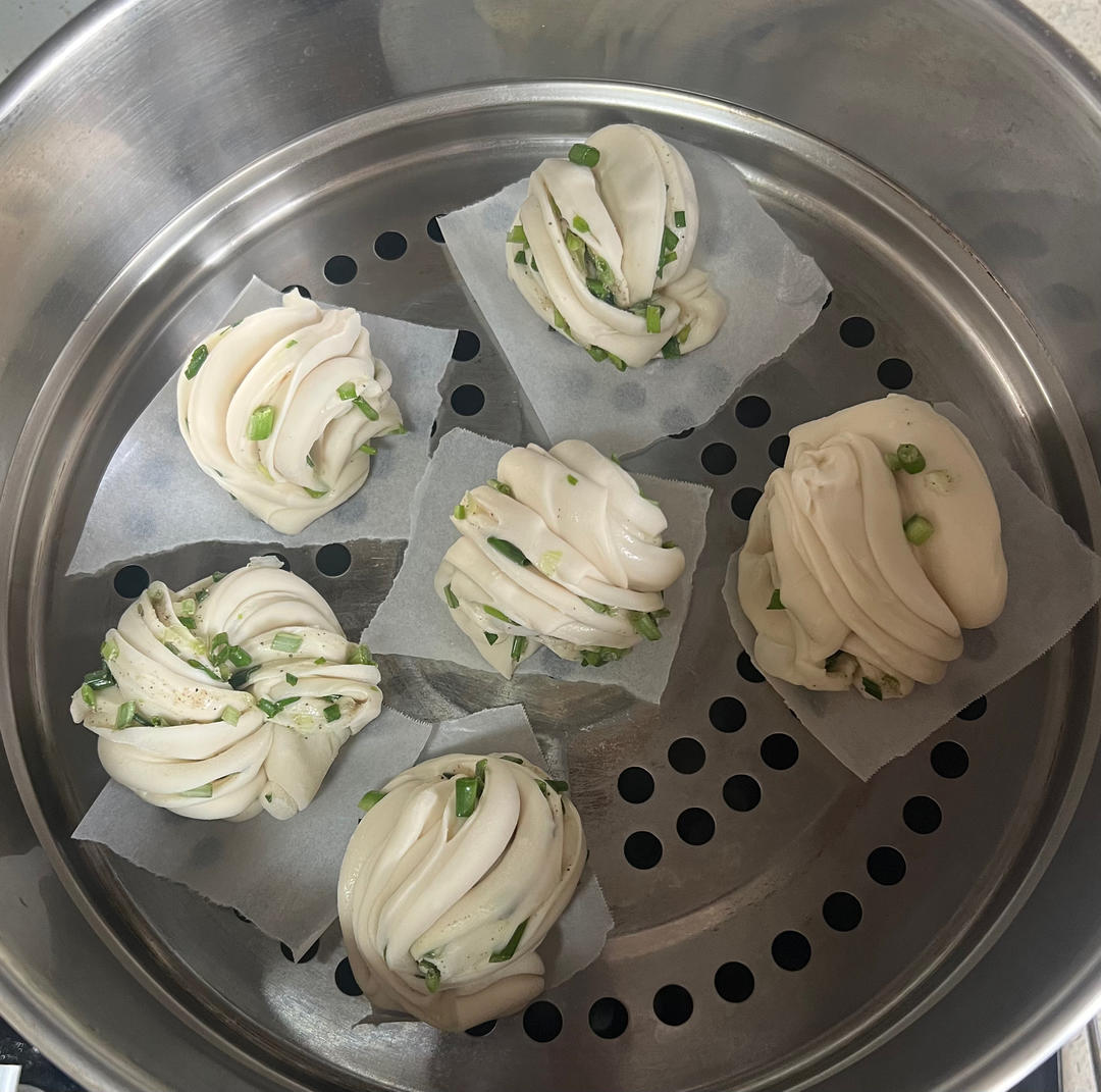 椒盐葱花卷（压面机版）