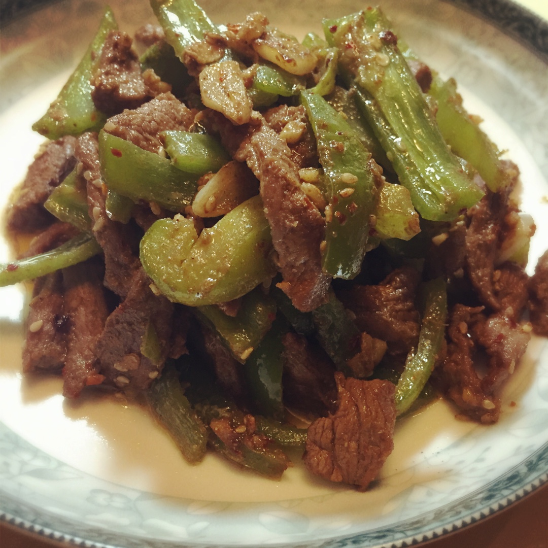 孜然牛肉粒