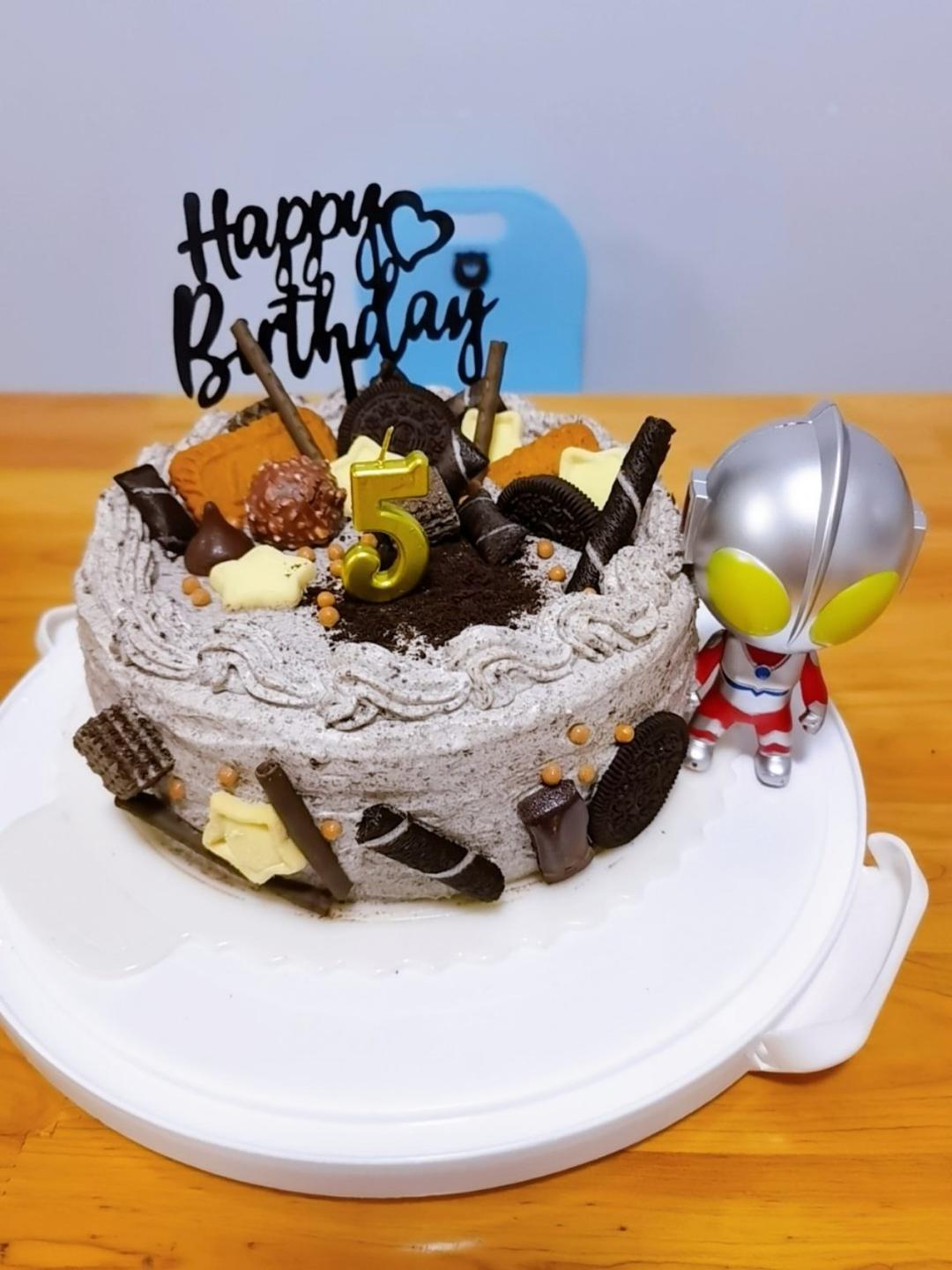 不用裱花的海盐奥利奥奶油蛋糕