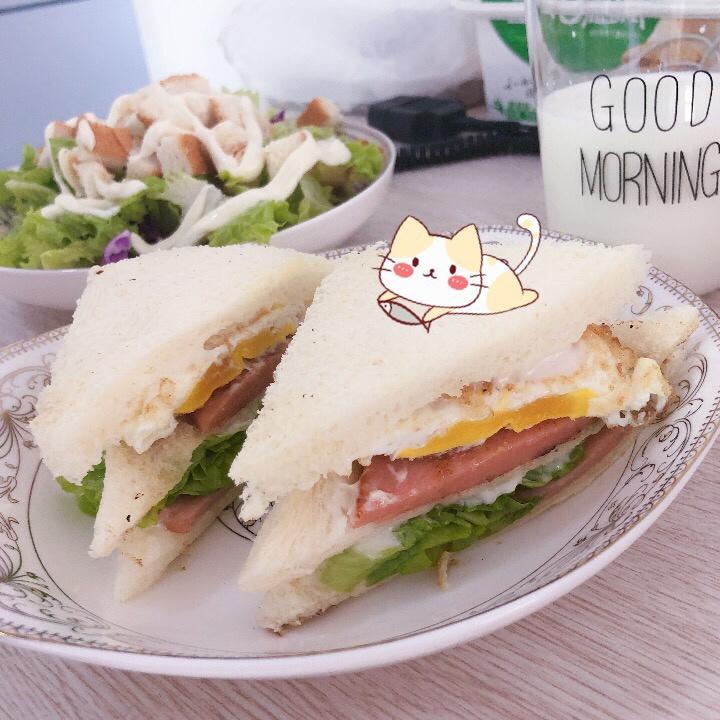 火腿芝士蛋三文治