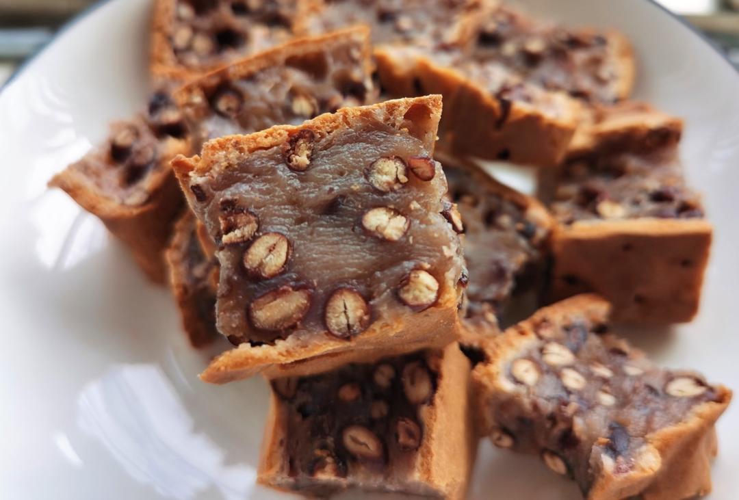 台湾小吃，红豆烤年糕！