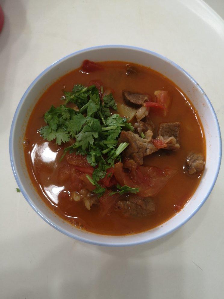 番茄炖牛肉(所有图片不经任何修饰)