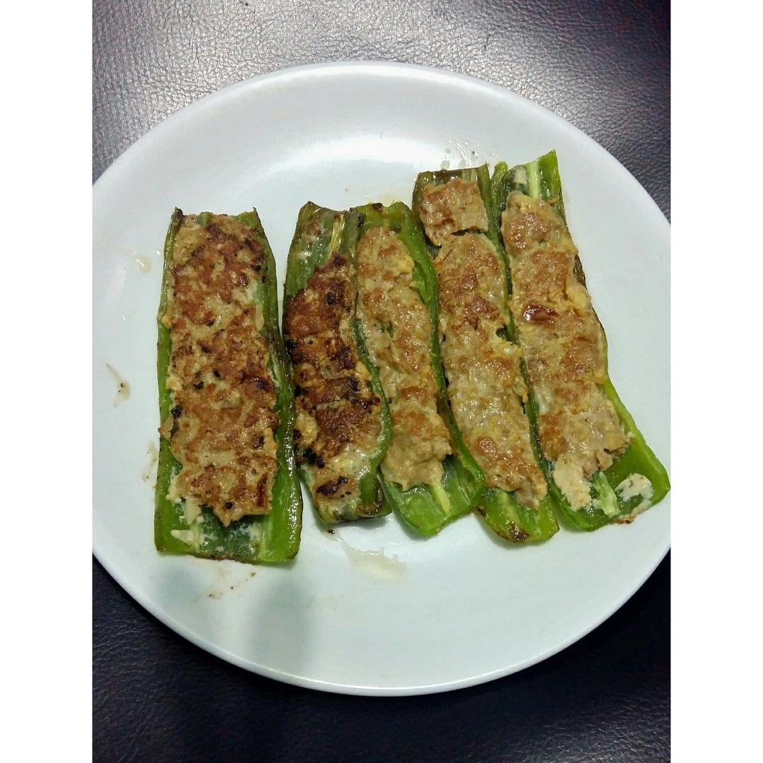 虎皮尖椒酿肉
