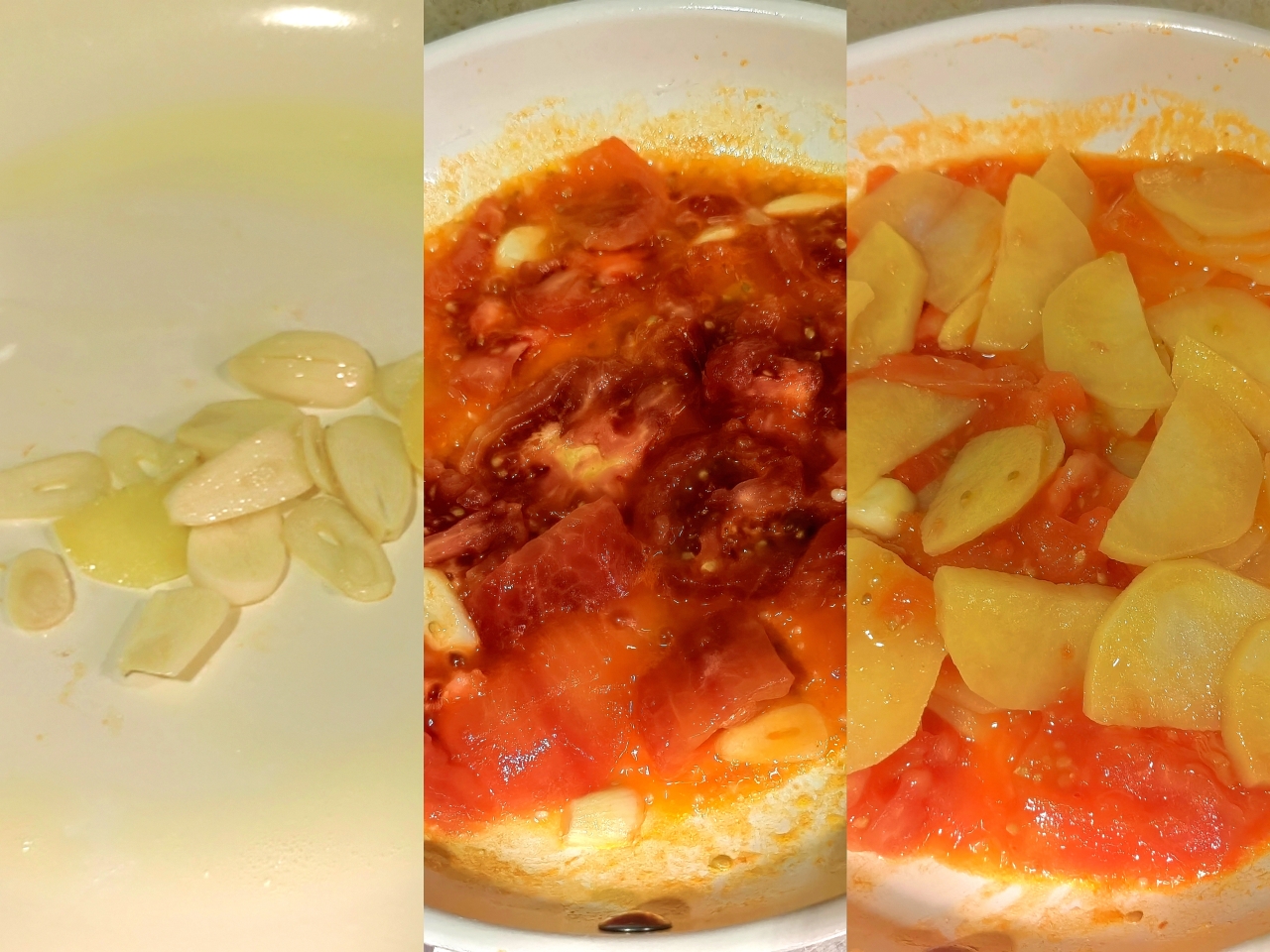 番茄炒土豆片🍅夏日开胃菜🥔的做法 步骤3