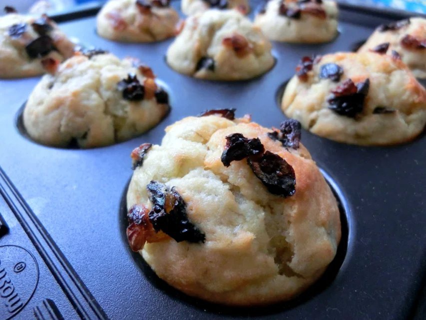 少女心的香蕉蔓越莓玛芬