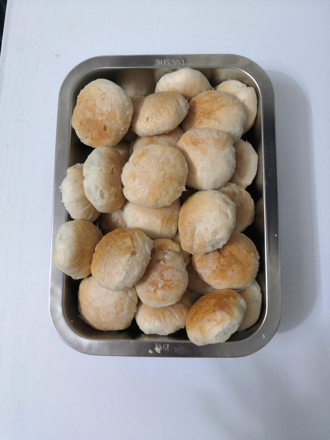 酥皮绿豆饼   酥得掉渣渣