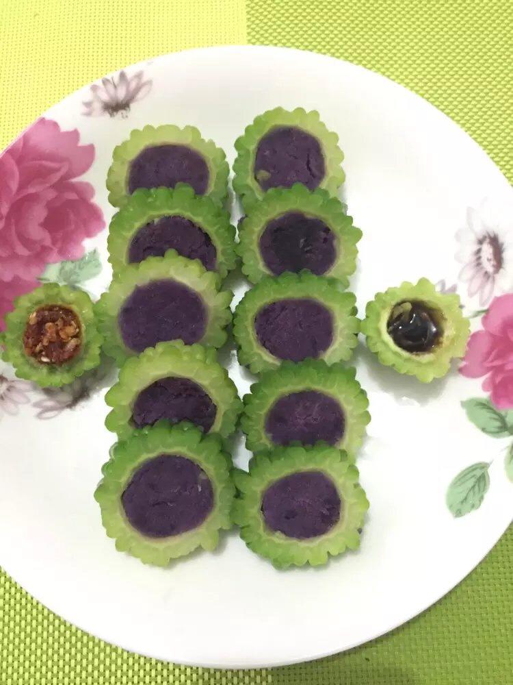 紫薯苦瓜圈