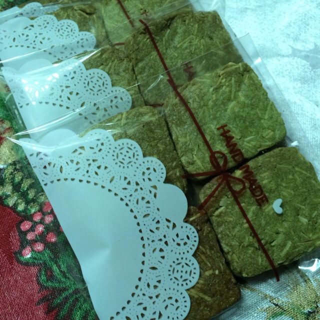 抹茶杏仁饼干