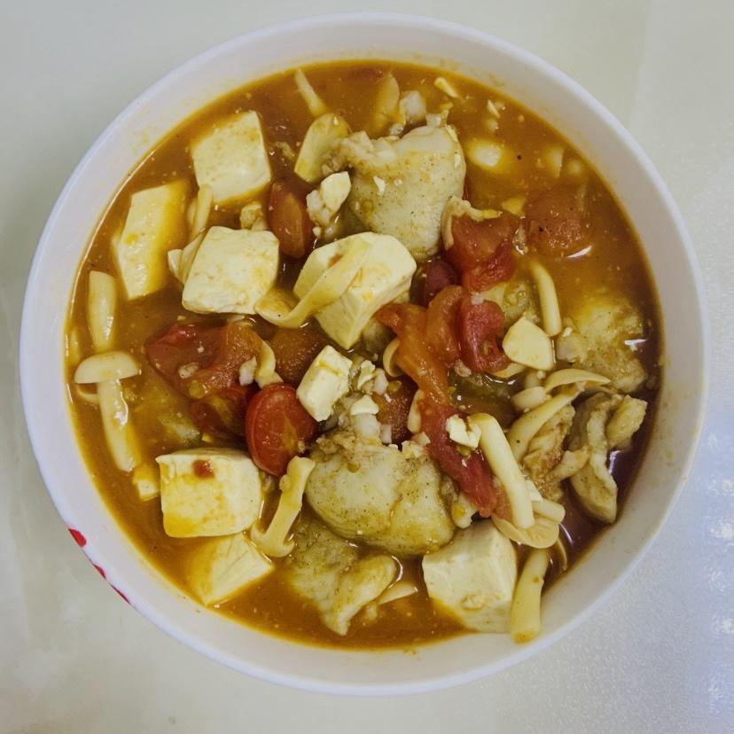 龙利鱼豆腐煲
