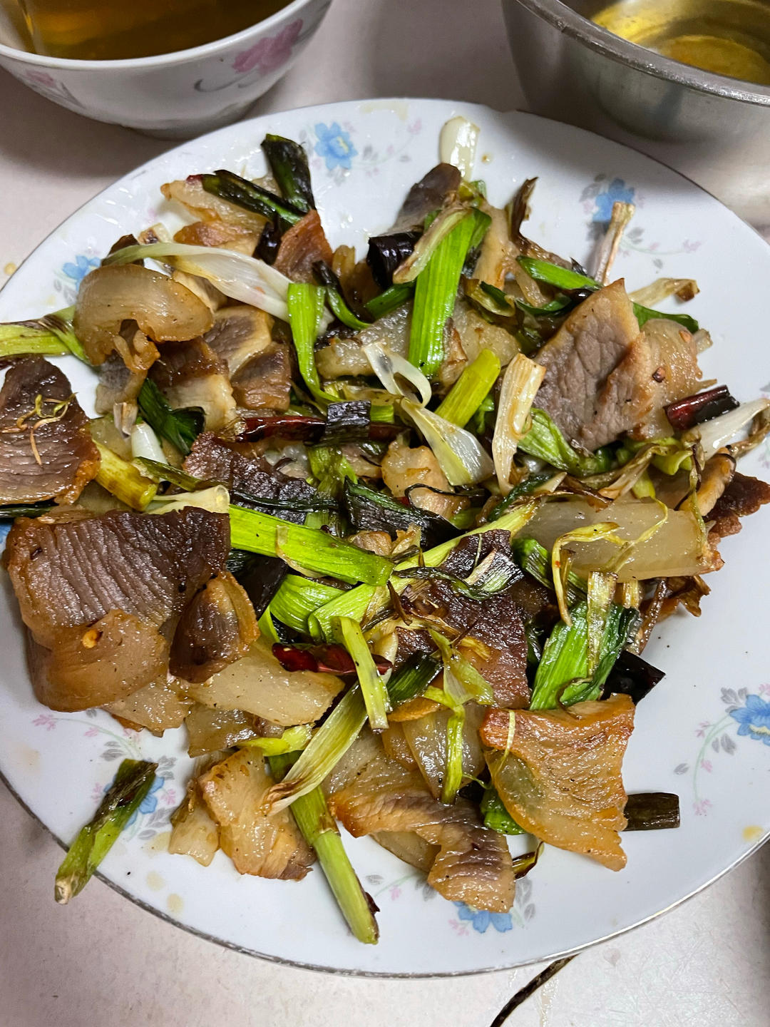 蒜苗炒腊肉
