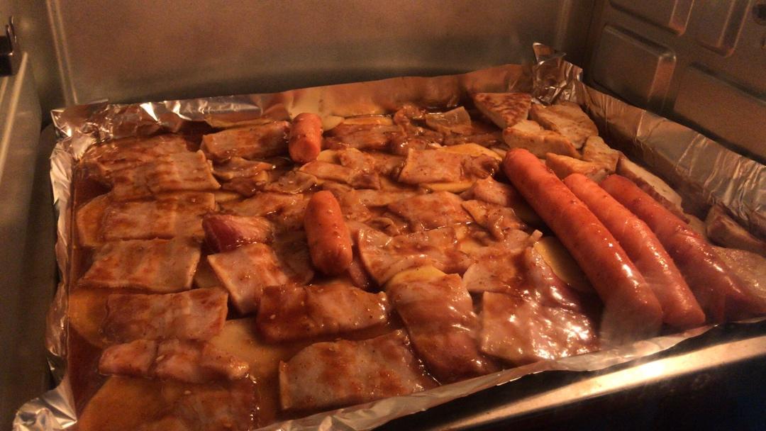 自制烤箱版烧烤，简单好吃过烧烤摊