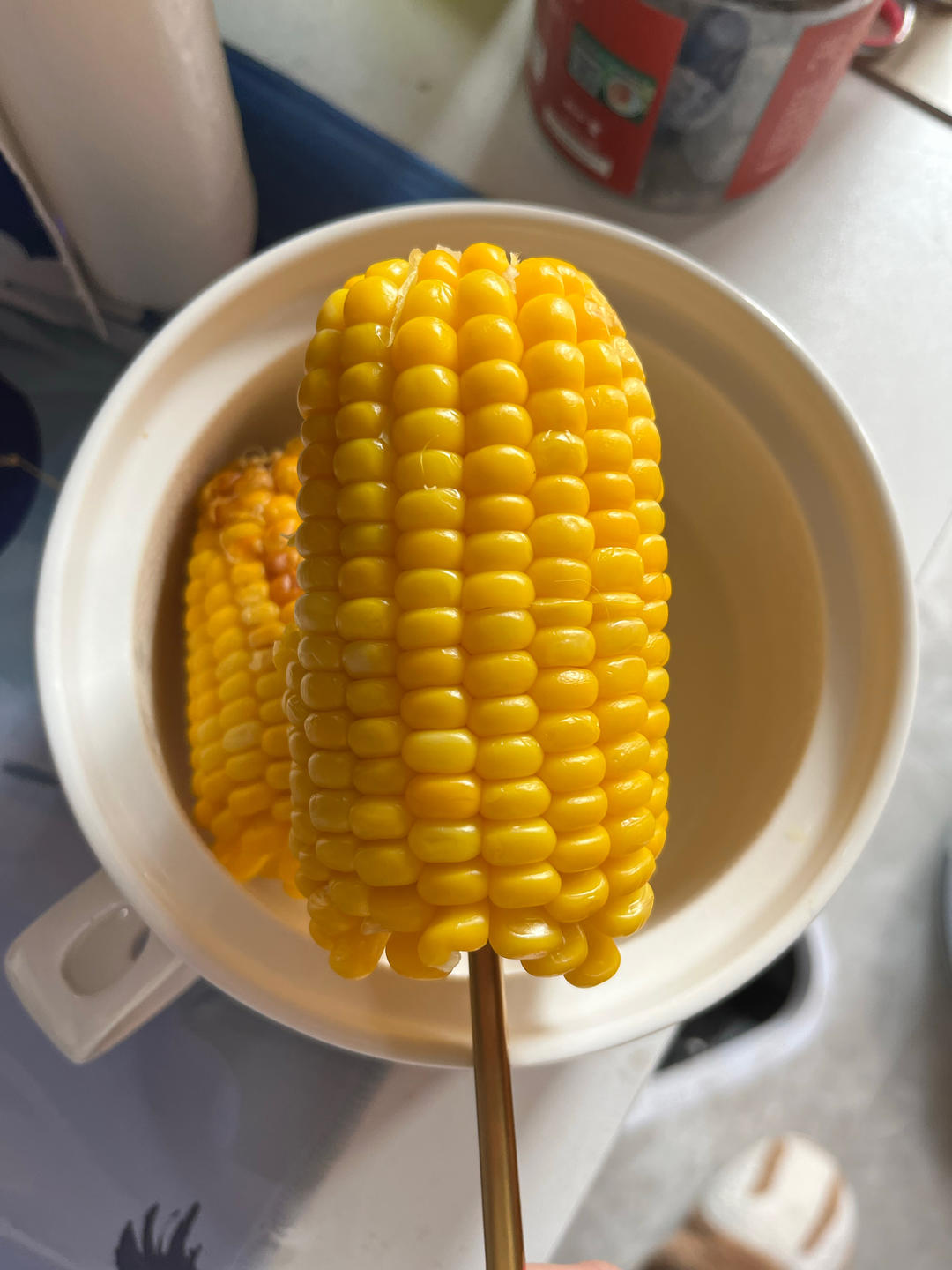 清煮甜玉米