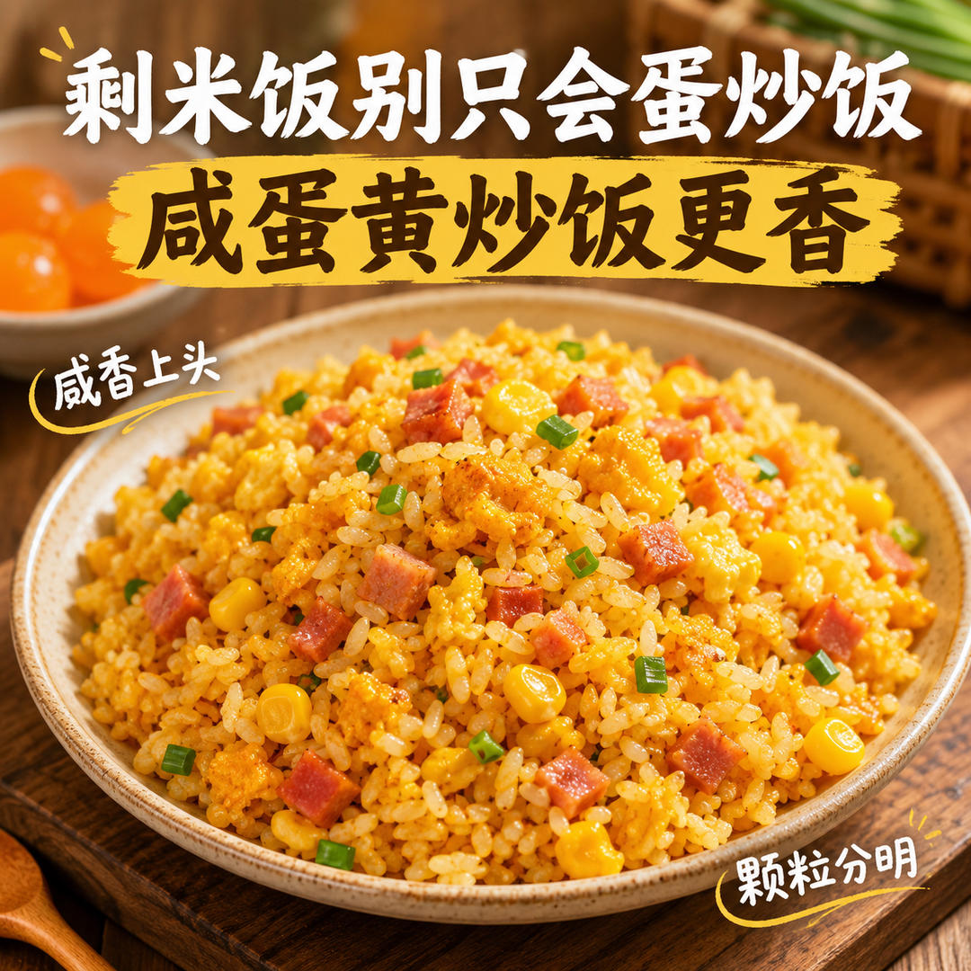 咸蛋黄炒饭