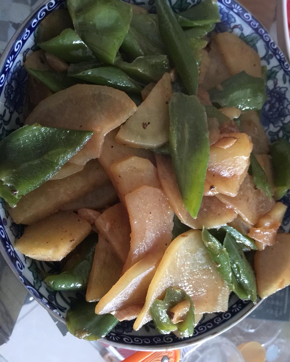 懒人版青椒土豆片