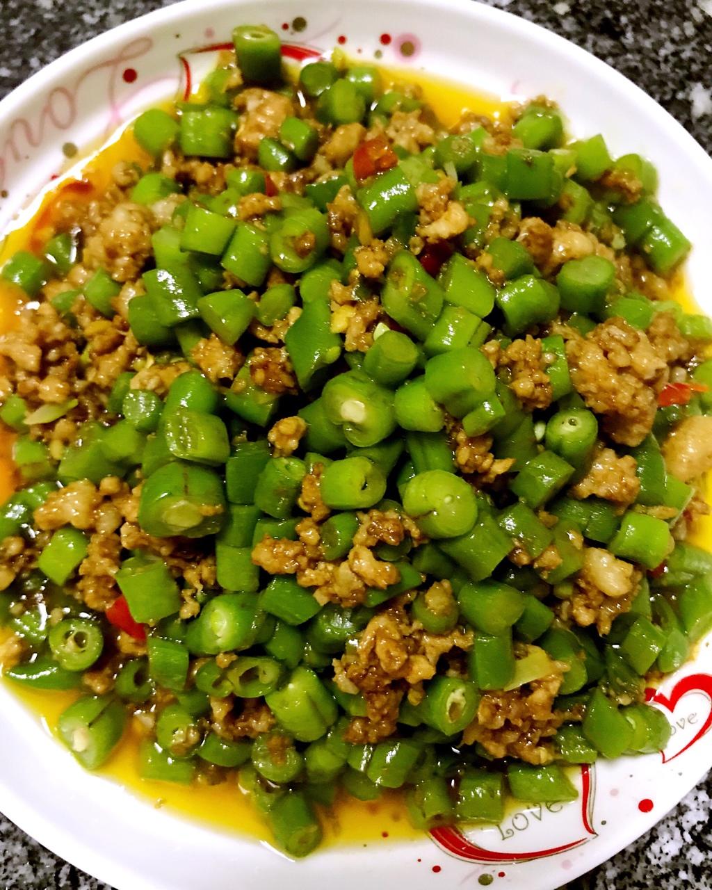 肉沫四季豆
