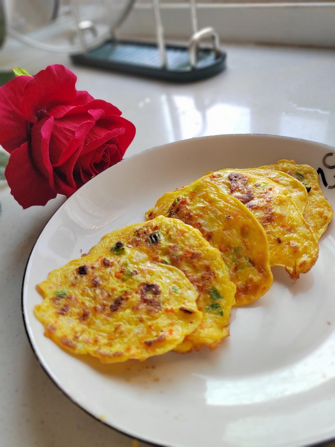 娃娃菜鸡蛋饼