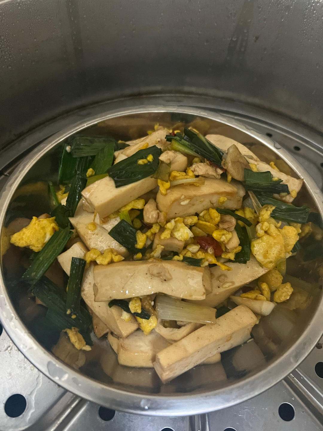 鸡蛋炒香干