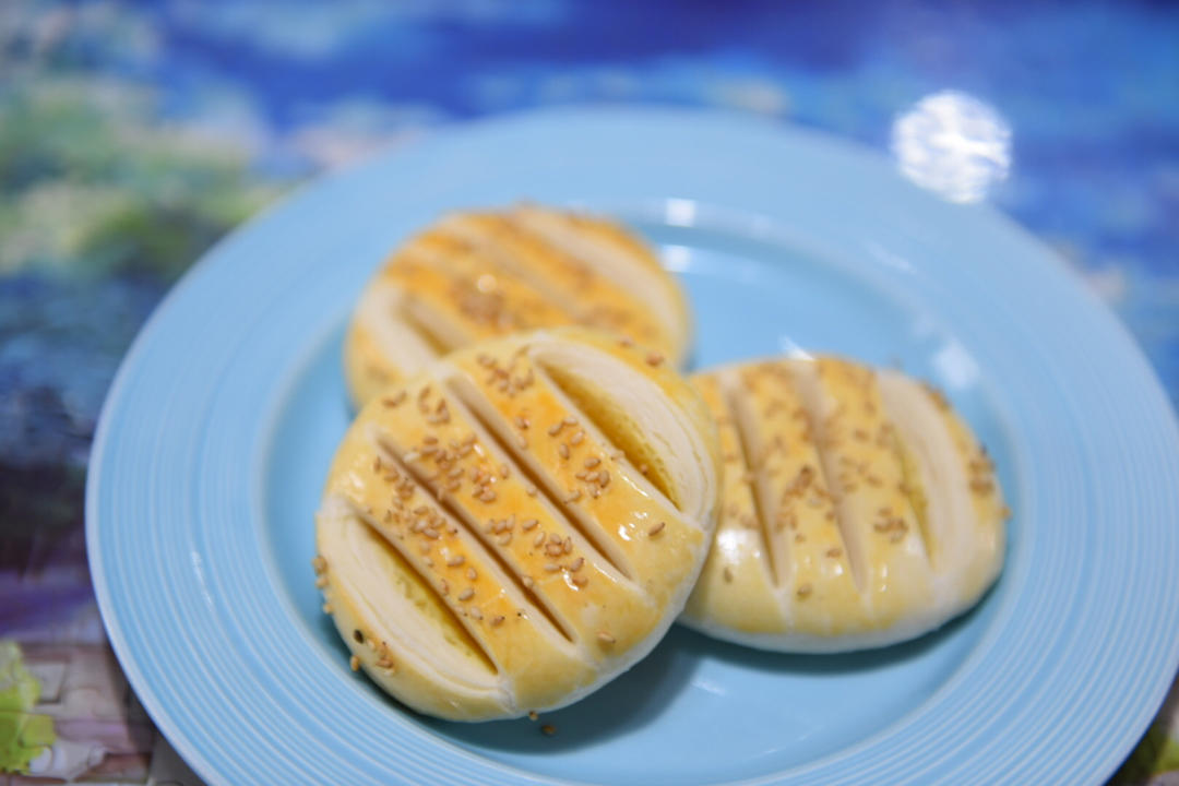 老婆饼（金沙奶黄馅）