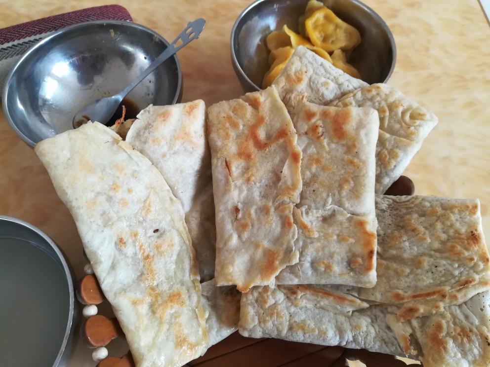 快手早餐口袋鲜肉火烧的做法