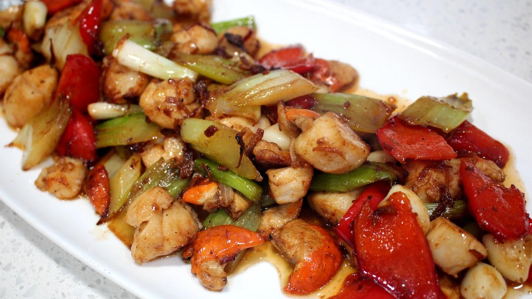 超级快手又美味的XO酱炒带子 呆滴厨房的做法