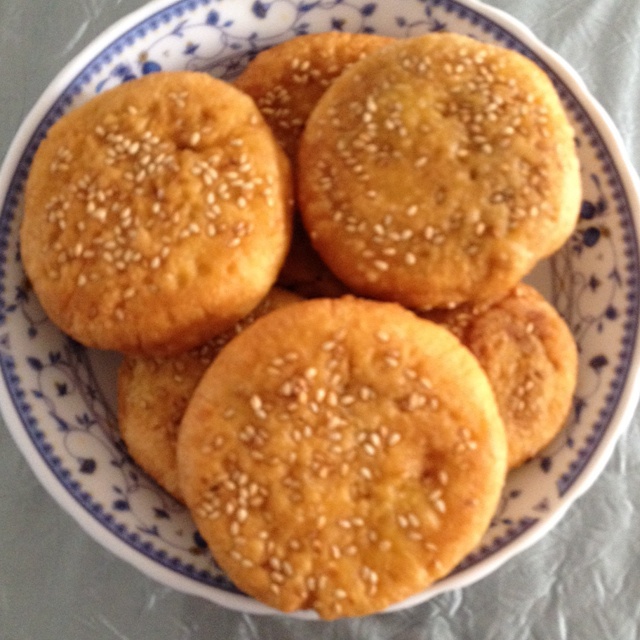 芝麻南瓜饼