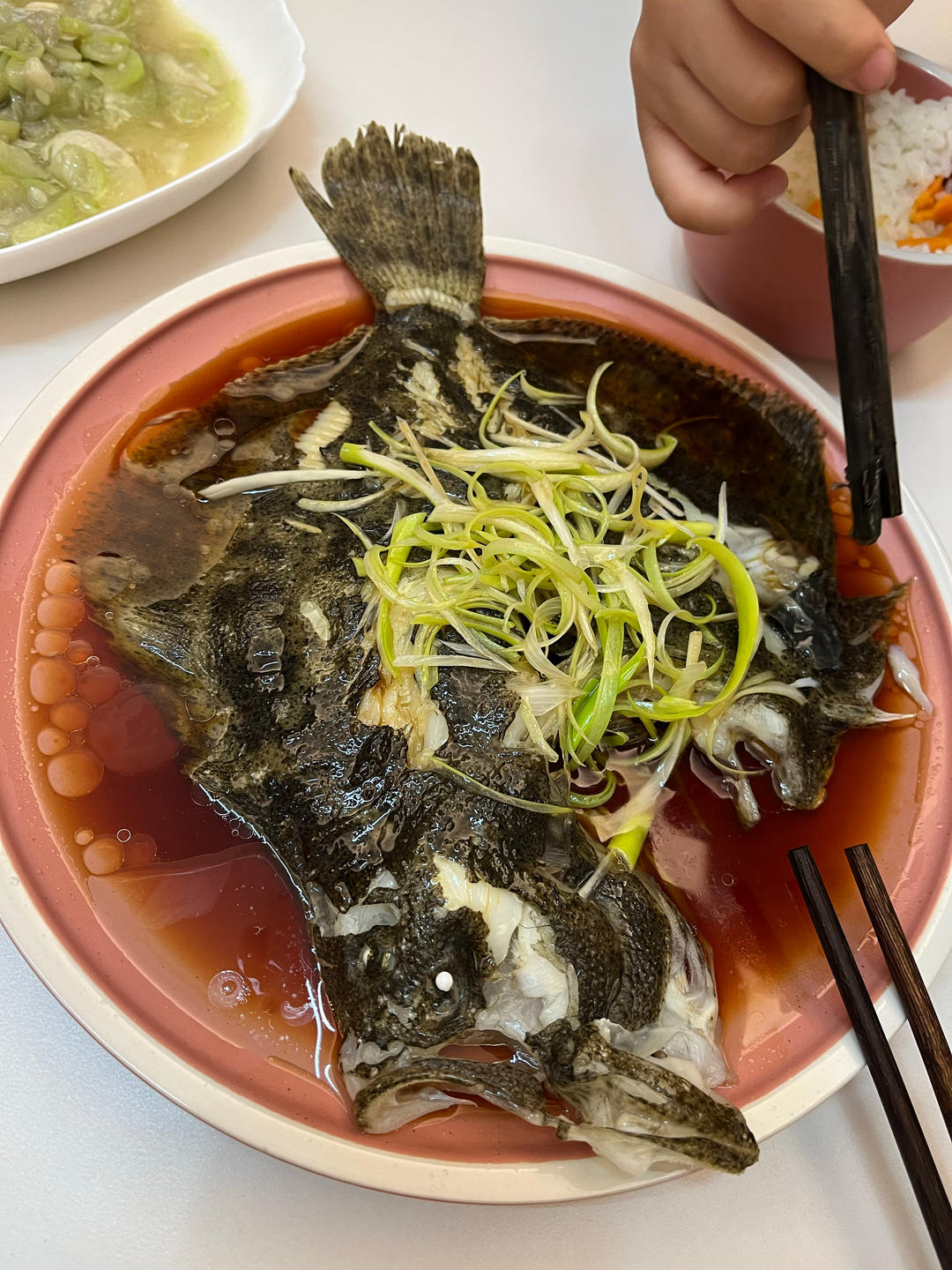 清蒸多宝鱼