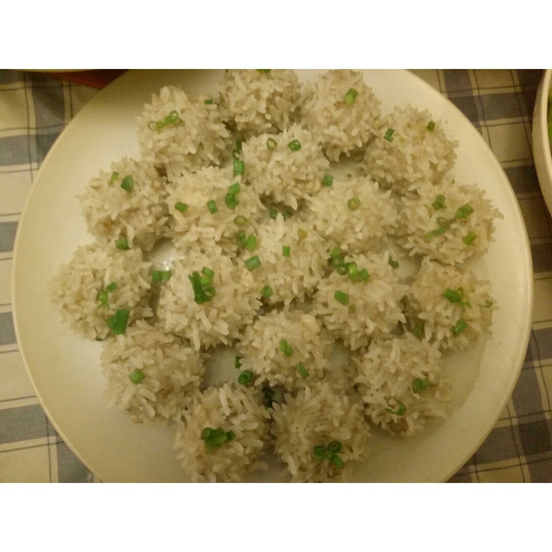 蒸糯米丸子